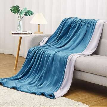 CAROMIO Heated Throw Blanket for Cozy Comfort at Home