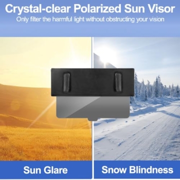 Polarized Sun Visor Extender Anti-glare Car Accessory