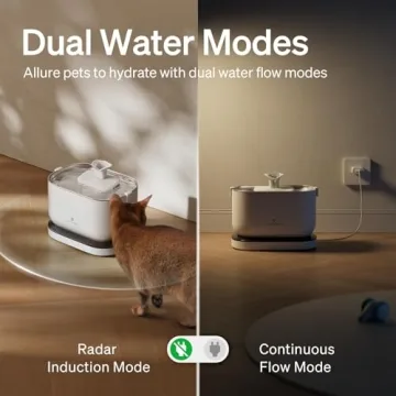 Wireless Battery-Operated Cat Water Fountain for Pets