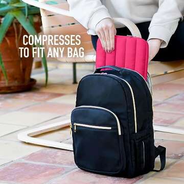 Vandel - The Original Puffy Laptop Sleeve 13-14 Inch. Pink Laptop Sleeve for Women. Carrying Case Cover for MacBook Pro 14 in, MacBook Air 13 Inch, iPad Pro 12.9, Dell, Asus, HP