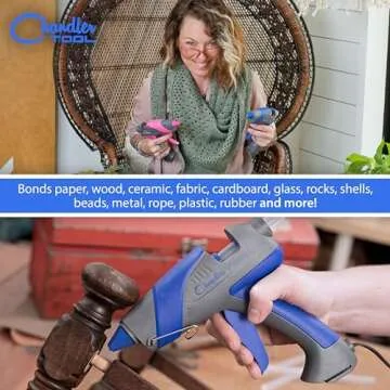 High Power Hot Glue Gun for Crafts & Repairs