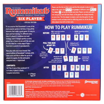 Rummikub Six Player Edition Game Fun For Everyone