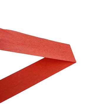 Zellykool Red Masking Tape, 1 Inch x 55 Yards, 2 Rolls, Painters Tape for Painting, Home, Office, School Stationery, Arts, Crafts, Decoration