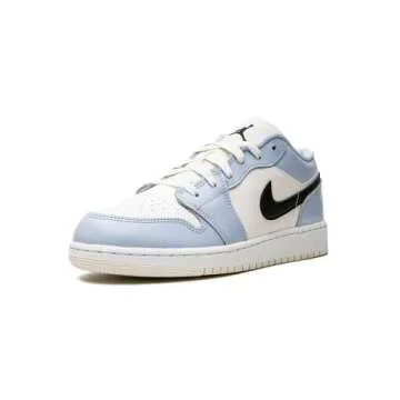 Jordan Youth Air 1 Low (GS) 554723 401 Ice Blue - Size 7Y