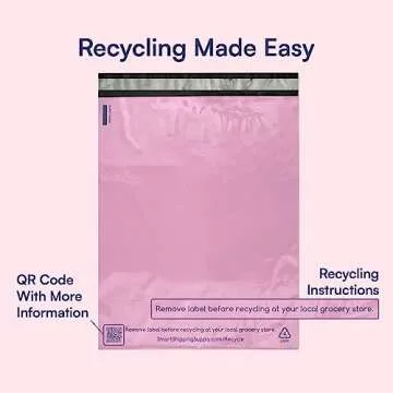 100% Recycled Eco Friendly Mailers - 200 Count