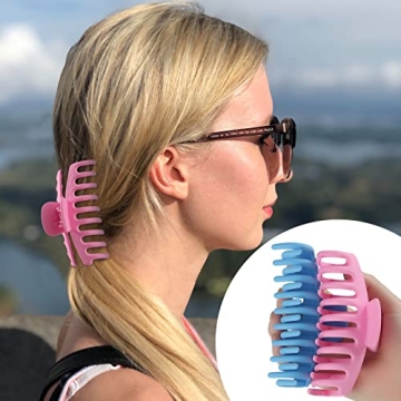 12 Pcs Non-Slip Large Hair Claw Clips for Women