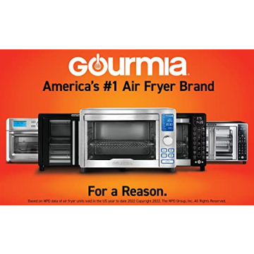Gourmia Digital Stainless Steel Toaster Oven Air Fryer