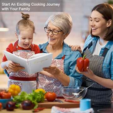 JUBTIC Recipe Book to Write in Your Own Recipes, Spiral Hardcover Personal Blank Recipe Book for Col...