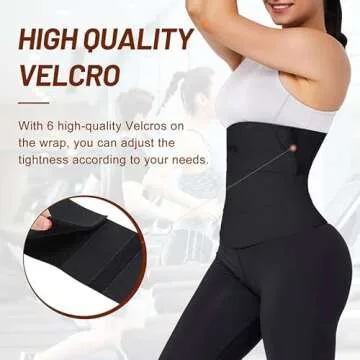 Gobeado Waist Trainer: Women's Adjustable Wrap for Belly