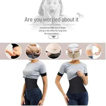 Gobeado Waist Trainer: Women's Adjustable Wrap for Belly