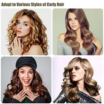 Heatless Hair Curler Hair Culers for Long Hair Soft No Heat Hair Curlers You Can To Sleep In Overnight,Heatless Curling Rod Portable Silk Curling Ribbon (Pink-1)