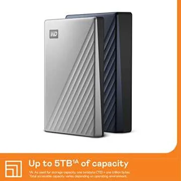 WD 4TB My Passport Ultra - Fast & Secure External Drive