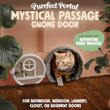 Stylish Lockable Interior Cat Door - Gnome Door