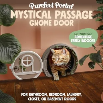Stylish Lockable Interior Cat Door - Gnome Door