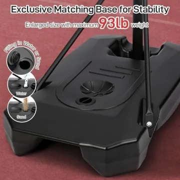 Yohood Adjustable Basketball Hoop for Kids 8.53ft