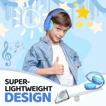 JoySpark Kids Bluetooth Headphones - Safe & Comfortable