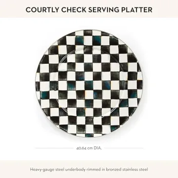 Stunning MacKenzie-Childs Enamel Serving Platter for All Occasions