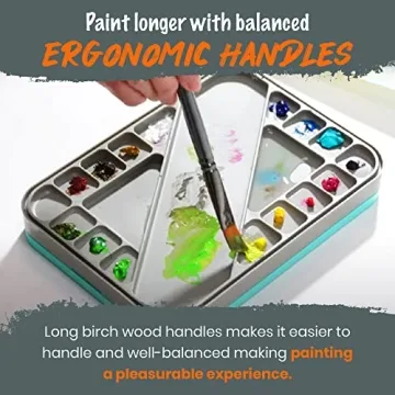 Professional Paint Brushes for Artists 15 Piece Set