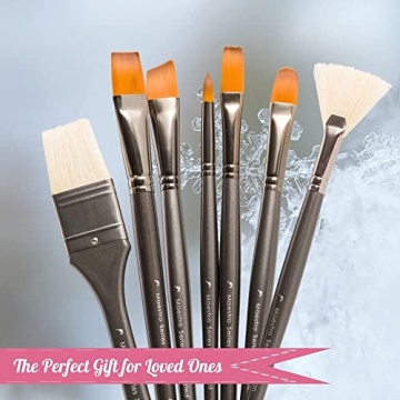 Professional Paint Brushes for Artists 15 Piece Set