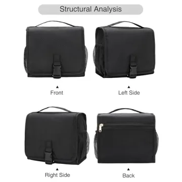 Relavel Hanging Toiletry Bag Compact Waterproof Travel Organizer