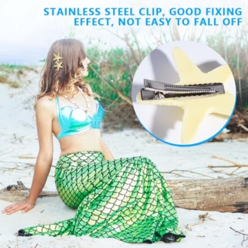 OBTANIM Starfish Hair Clips - Beachy Fun for Everyone