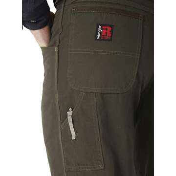 Wrangler Riggs Workwear Men's Ripstop Carpenter Jean - Durable & Stylish
