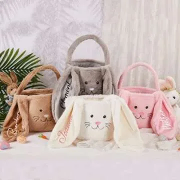 Personalized Easter Baskets with Names for Kids