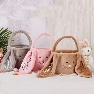 Personalized Easter Baskets with Names for Kids