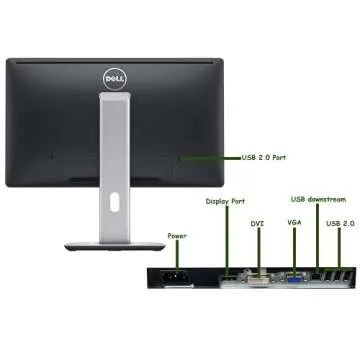 Dell P2214HB 22 inch Monitor with Wide Viewing Angle