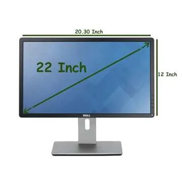 Dell P2214HB 22 inch Monitor with Wide Viewing Angle