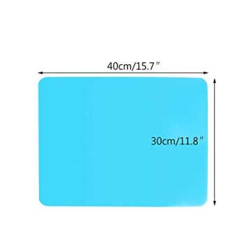 Gartful 4 PCS Silicone Mat for Crafts, Nonstick Silicone Sheets for Jewelry Casting Mat, Craft Mat f...