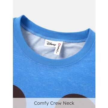 Disney Mickey and Friends Family Matching Classic T-Shirt Personalized Family Outfit Color Block Boy 3-4 Years