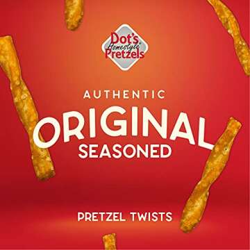 Dot's Homestyle Pretzels 18 Ounce Family Size Original Seasoned Pretzel Twists (2 Pack)