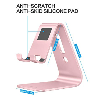 Elegant OMOTON Aluminum Cell Phone Stand for All Devices