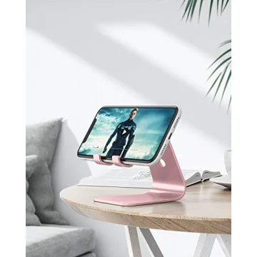 Elegant OMOTON Aluminum Cell Phone Stand for All Devices
