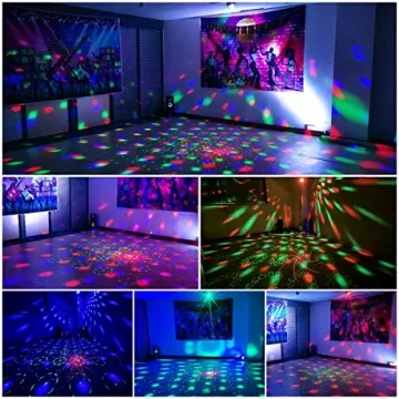 BUCLHOZ Party Lights - RGB Disco Ball Amp Up Your Parties!