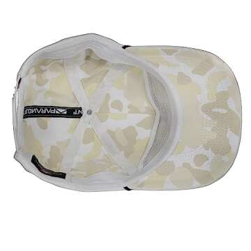 Paramount Outdoors Corduroy Snow Goose Hat Comfort Snapback Retro Waterfowl Snow Goose Hunting Cap (White Corduroy- OSFA)