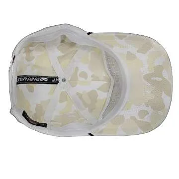 Paramount Outdoors Corduroy Snow Goose Hat Comfort Snapback Retro Waterfowl Snow Goose Hunting Cap (White Corduroy- OSFA)