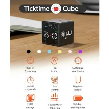 Ticktime Cube Timer for Work & ADHD Support