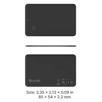 Nutale Air Smart Card Wallet Finder Thin Bluetooth Tracker for Find My APP (iOS Only), Waterproof It...