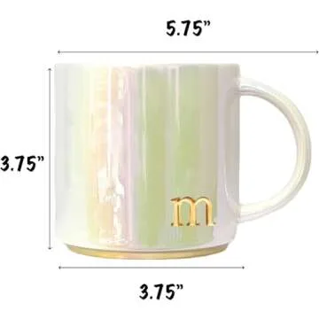 COLLECTIVE HOME Personalized Ceramic Mug with Unique Finish