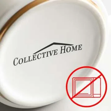 COLLECTIVE HOME Personalized Ceramic Mug with Unique Finish