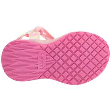 carter's Girls Curazo Sandal, Multi, 10 Toddler