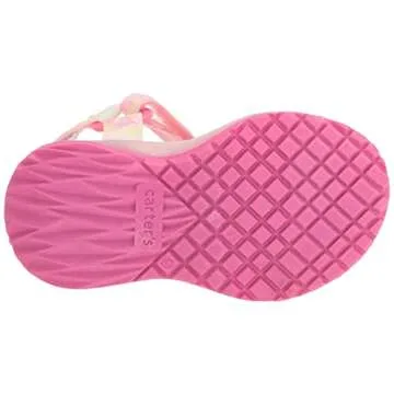carter's Girls Curazo Sandal, Multi, 10 Toddler