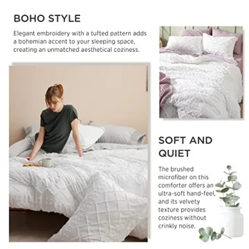 Boho Duvet Cover Queen - Elegant Bedding for All Seasons