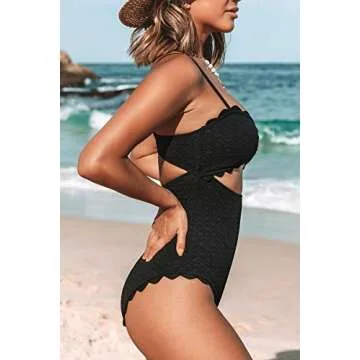 CUPSHE One Piece Swimsuit with Elegant Cutout Style