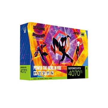 ZOTAC Gaming GeForce RTX 4070 Ti AMP AIRO Spider-Man Graphics Card