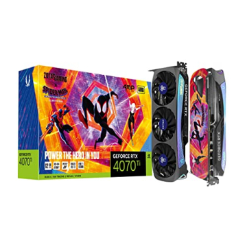 ZOTAC Gaming GeForce RTX 4070 Ti AMP AIRO Spider-Man Graphics Card