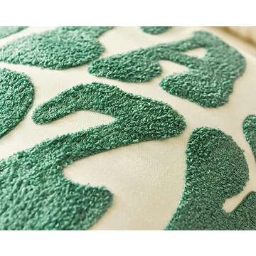 FAVDEC Embroidered Stay Cozy Decorative Throw Pillow Cover, Stay Cozy 18 Inches x 18 Inches Cover Only