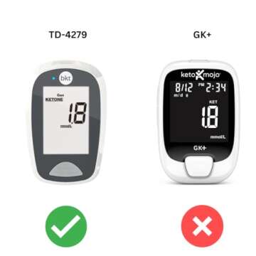 BEST KETONE TEST | Blood Ketone Test Strips, 100ct | Compatible with BKT meter and Keto-Mojo origina...